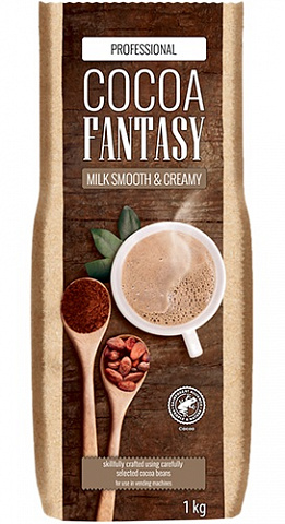 Горячий шоколад Jacobs  "Cocoa Fantasy Milk Smooth & Creamy", 1 кг.